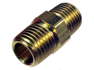 Brass Hex Pipe Nipple (Sizes)