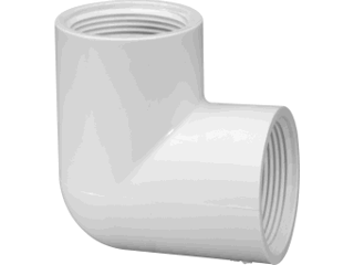 90 Degree Threaded Elbow (Sizes)