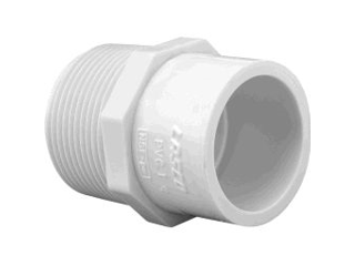 Male Reducing Adapter, 1/2 In x 3/4 In