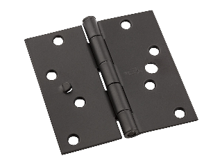 Square Corner #V512 Oil Rubbed Bronze Door Hinge, 4 In