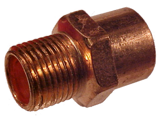 Copper Male Adapter (Sizes)