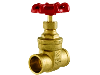 Solder Ends Brass Gate Valve (Sizes)