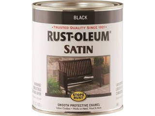 RUST-OLEUM Protective Enamel, Satin Black