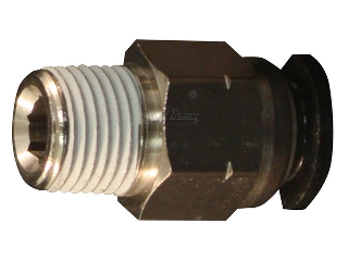 Push to Connect Nylon Tube Fittings Male Connector 2200 Series, 1/4 In x 1/4 In