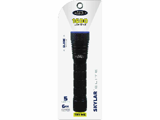 Police Security Skylar Focusing Industrial LED Flashlight, 1600 Lm