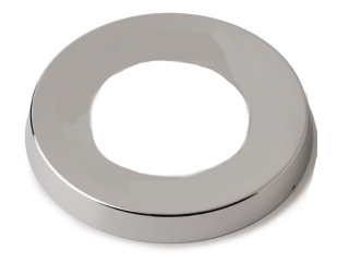 Chrome Escutcheon, 1-1/2 In Pipe