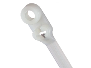 24 In Extra Heavy Duty Cable Tie, Natural 25 Pack