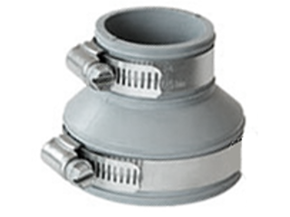 Drain And Trap Connector, 2 In x 1-1/2 In