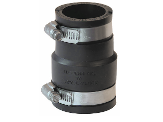 Flexible Coupling, 1-1/2 In x 1-1/4 In