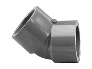 45 Degree CPVC-80 Slip Elbow (Sizes)