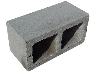 8" x 8" x 16" Concrete Foundation Block