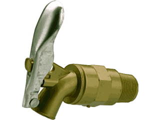 Zinc Barrel Faucet, 3/4 In