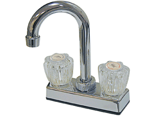 Two Acrylic Handle Bar Faucet