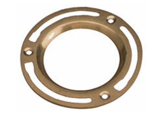 Brass Closet Floor Flange , 4 In