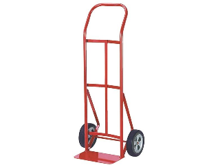 Flow Back Handle Hand Truck With 10 In Solid Wheels, Dolly