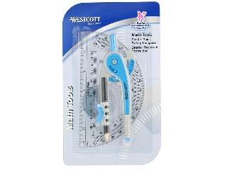 Compass With Pencil & Protractor Set