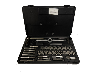 Carbon Steel Metric Tap And Die Set, 37 Pc