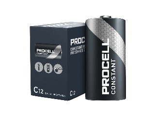 Procell Industrial Alkaline Size C, 12 Pack