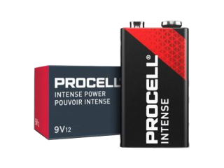 Procell Alkaline Intense Power 9V, 1.5V