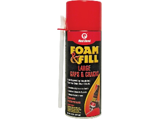 Red Devil Foam and Fill Expanding Sealant, 12 Oz