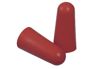 Disposable Pair of Polyurethane Ear Plugs