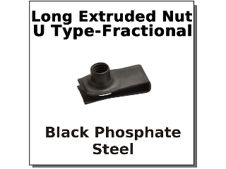 Standard Long Extruded Nuts U Type (Sizes)