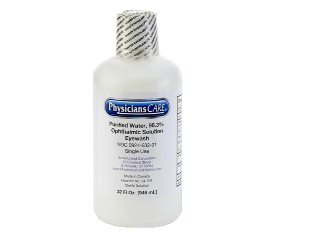 Sterile Isotonic Buffered Eye Wash Station Refill, 32 Oz