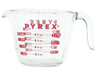 1 Cup Glass Measuring Cup