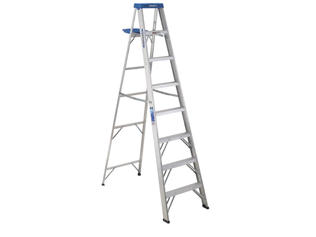 Aluminum Step Ladder Type I, 8 Ft