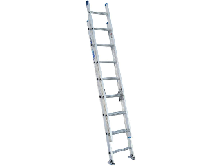 Aluminum Extension Ladder Type I, 16 Ft