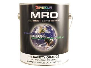 Seymour MRO Enamel Safety Orange Paint, Ga