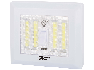 PowerZone Cordless Double LED Light Switch