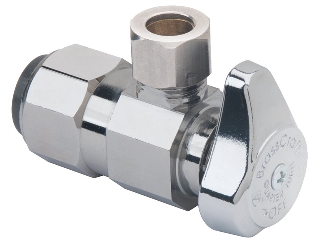 BrassCraft G2PS19X Angle Stop Valve, 1/2 In x 3/8 In