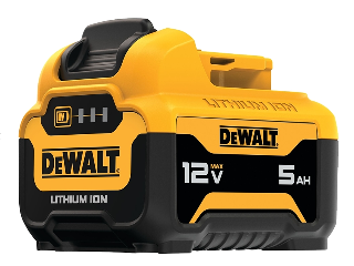 DeWalt 12V Lithium Ion Battery, 5Ah