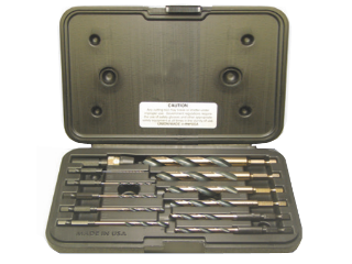 Hex Shank Drill Set  QR12, 12Pc