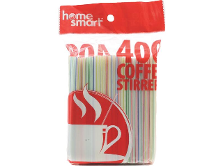 Plastic Coffee Stir Sticks, 400 count