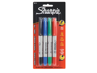 Sharpie Fine Point Assorted Colors 4 Pk