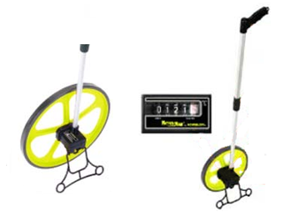 Hi-Viz 14 In Measuring Wheel With Stand