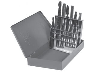 High Speed Steel Tap And Drill Bit Set 19 Piece