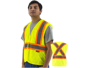 Safety Vest Hi-Viz Breakaway DOT Striping ANSI 2 R (Sizes)