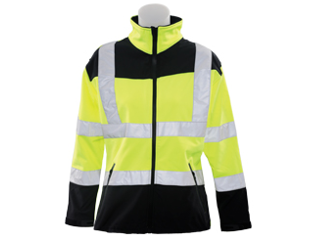 Women's Class 2 Hi-Viz Soft Shell Jacket (Sizes)