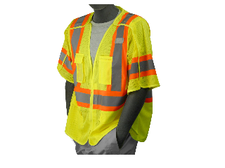 Class III Safety Vest Yellow (Sizes)