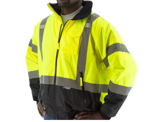 High Viz Waterproof Winter Bomber Jacket  (Sizes)