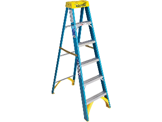 Fiberglass Stepladder Type I, 6 Ft