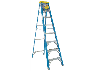 Fiberglass Stepladder Type I, 8 Ft