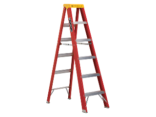 Fiberglass Stepladder Type IA, 6 Ft