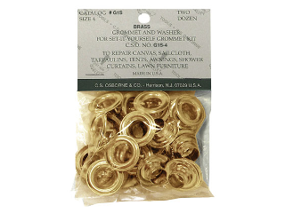 Brass Plain Rim Grommet