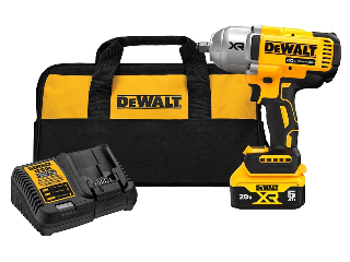 DeWalt Cordless High Torque Impact Wrench Kit, 1/2 In