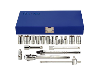 Metric Socket Set 1/4 In Dr 18 Piece