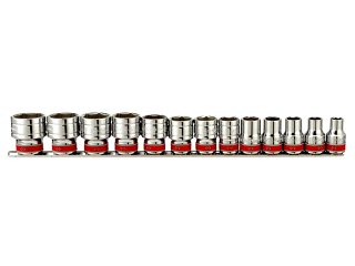 Railed SAE Socket Set, 1/2 in